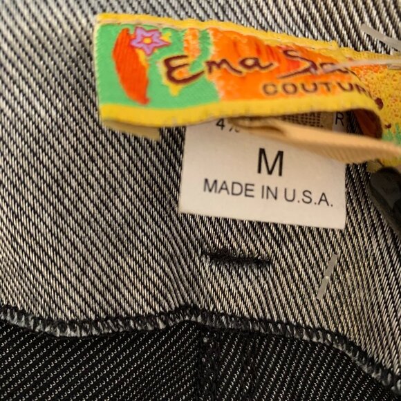 NWT Ema Savahl Couture Luxurious Silver Skinny Moto Style Pants - Picture 8 of 12